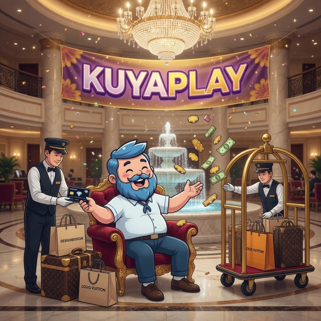 KuyaPlay games lobby banner showcasing slots, live casino tables, sports betting, and fish shooting game categories