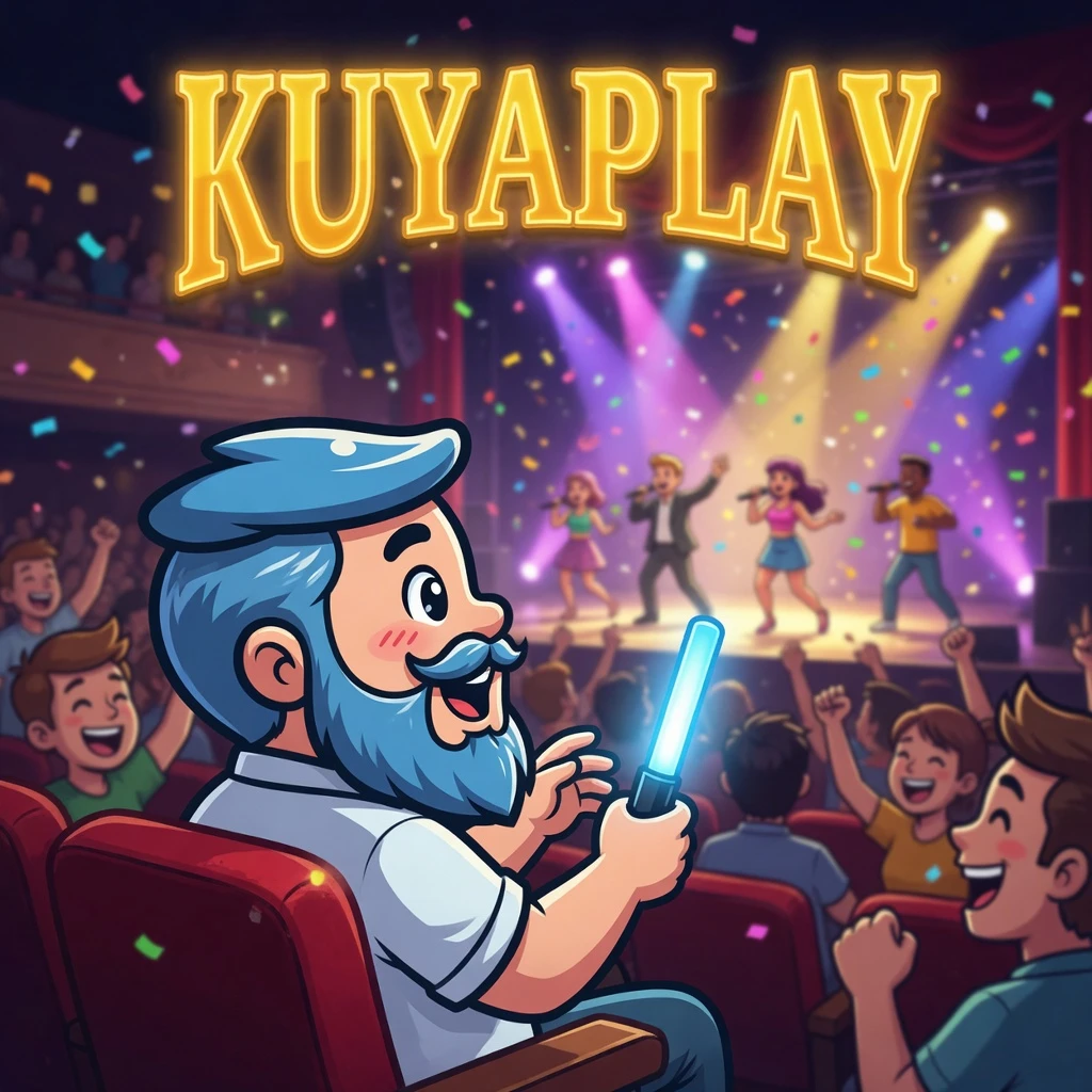 KuyaPlay hero banner showing slot machines and live casino tables with gold and red lighting