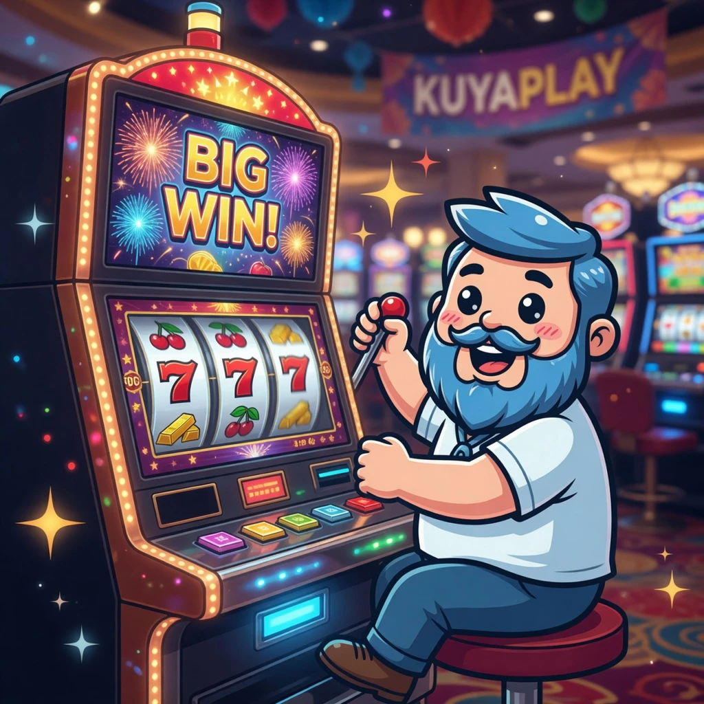 KuyaPlay registration page hero showing welcome bonus offer with gold coins and account creation prompt on dark background